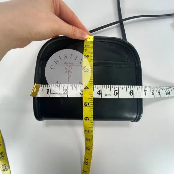 Vintage Coach Abbie Zip Bag 9017 Black 1998 USA - Picture 9 of 10